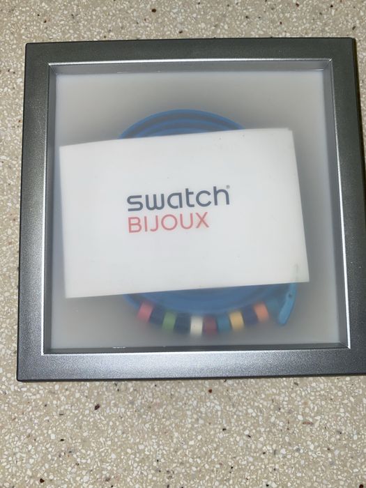 Pulseiras Swatch Rosa e Azul
