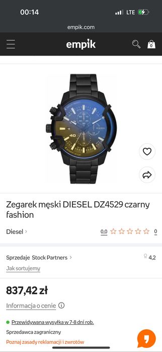 Zegarek Diesel DZ4529