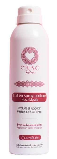 Musc Intime Mleczko do Ciała w Sprayu 200ml Rose Mystik