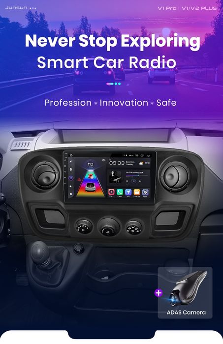 Radio nawigacja Renault MASTER Opel MOVANO NAVI GPS Android