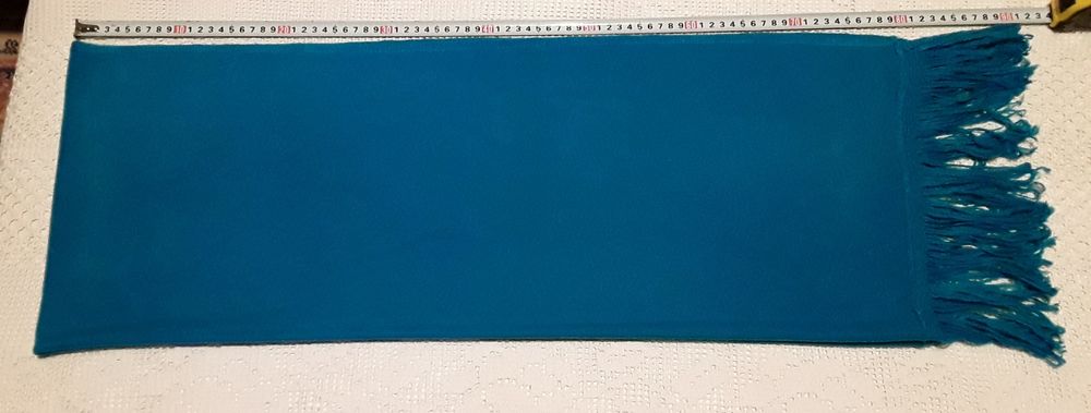 Echarpe grande azul turquesa