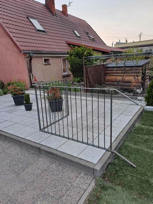 Balustrada malowana proszkowo