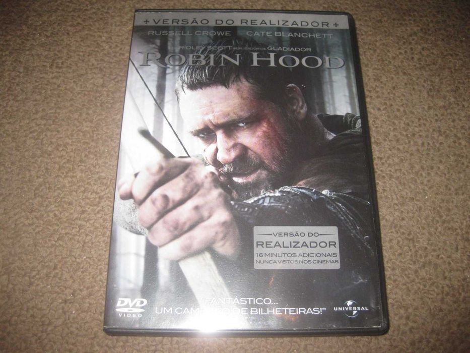 DVD "Robin Hood" com Russell Crowe