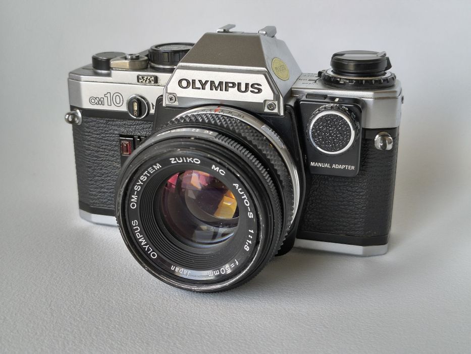 Olympus OM10 + Zuiko 50mm f1.8 funcionais