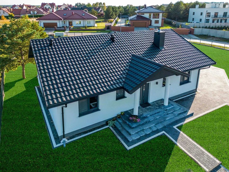 Blachodachówka modułowa panelowa Blachy Pruszyński REN wycena montaż dachu różne kolory i powłoki