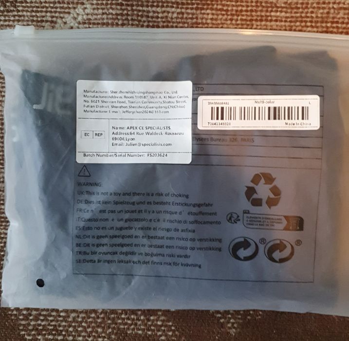 Majtki męskie, slipy elastyczne, śliskie, przewiewne, r. L, 3-pak.