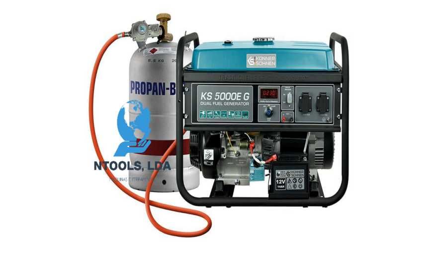 Gerador Gasolina KS 5000E-G 4.5 Kw 230V Monofásico Arranque Elétrico
