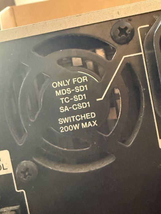 Aparelhagem SONY CD MD Radio Aux MDS-SD1