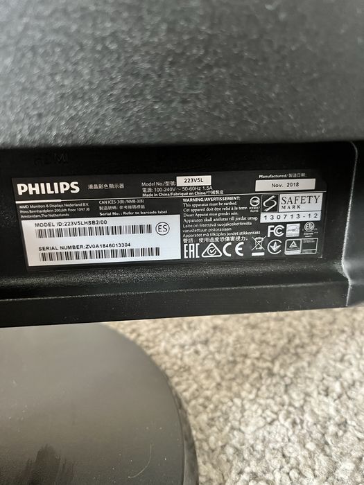 Monitor Philips 223v5L
