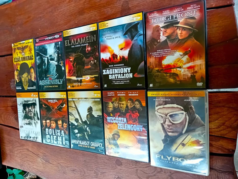 Kino wojenne DVD - PL 11 sztuk
