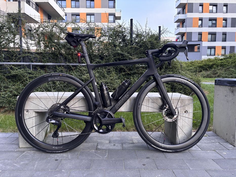 Rose X-Lite 06 57CM M/L kokpit Black Inc, Koła HUNT 44 Carbon Spokes, wzrost 177-187 cm