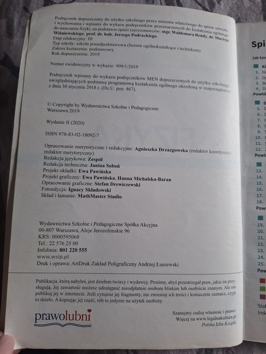 Książki do klasy 1 liceum /technikum