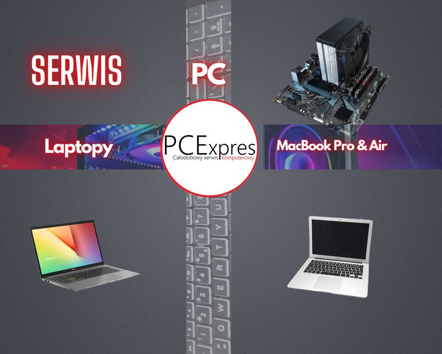 Naprawa Komputera Laptopa Macbooka Składanie Komputerów Serwis