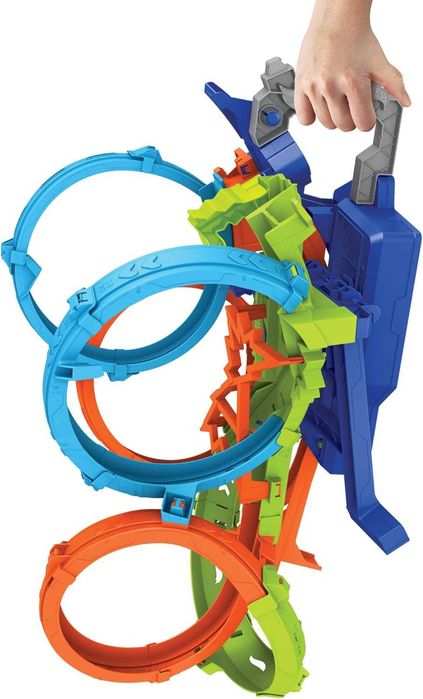 Трек Hot Wheels Action 4-Loop Crash Out: шалені віражі та петлі