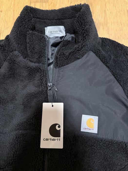 Carhartt casaco preto de pelo