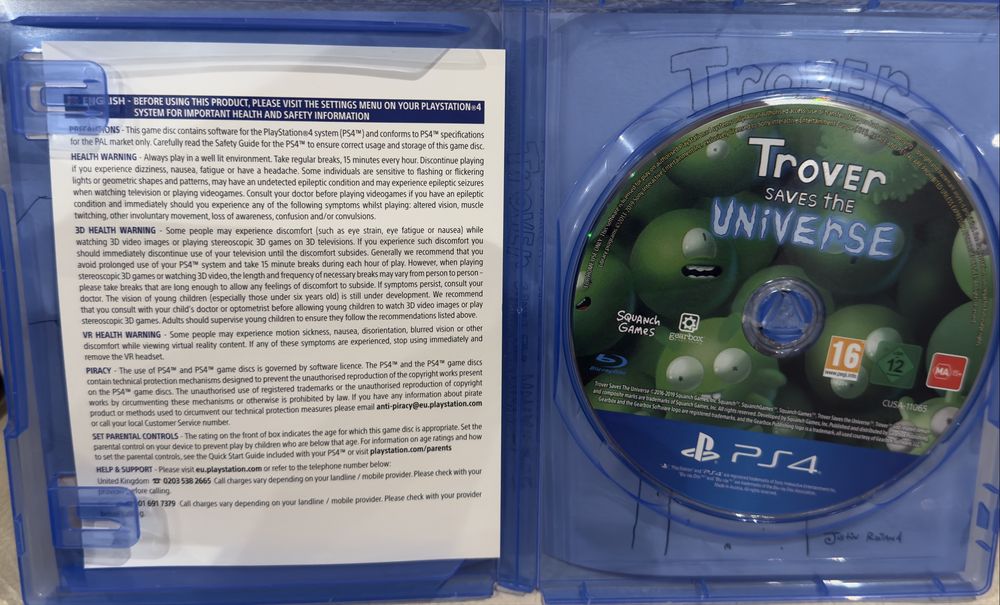 Jogo PS4 VR Trover Saves the Universe