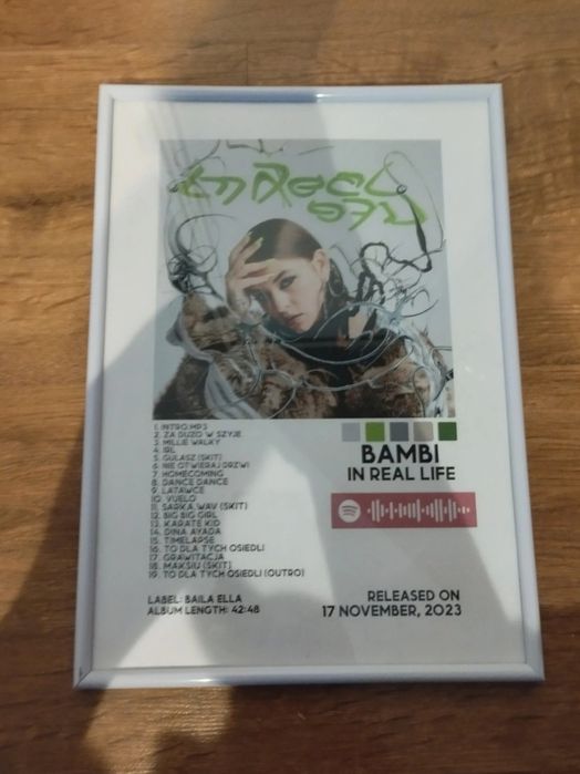 Zestaw plakatów (Bambi, Bardal, Quebonafide) Polski rap 2026 (Razem lub osobno)