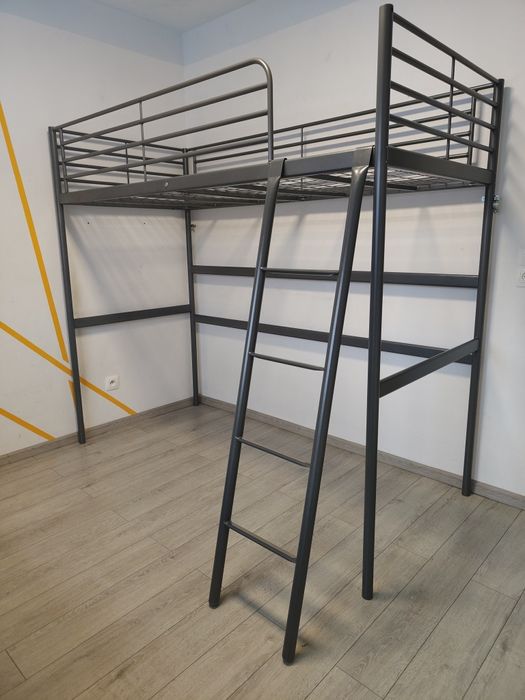 Łóżko piętrowe, łóżko na antresoli Ikea Svarta 90x200