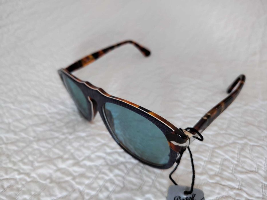 Persol PO0649 Blue Prince of Wales & Havana – Polarized Blue – Novos | Handmade in Italy