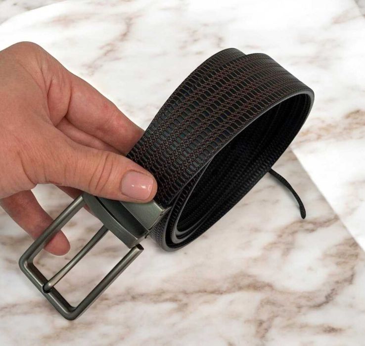 Ремінь CALVIN KLEIN, шкіряний ремінь Кельвін Кляйн, без передплати