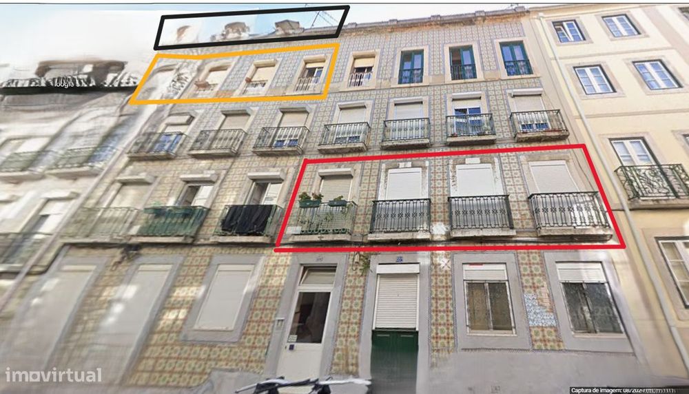 Apartamento T3 – 4.º Andar | Calçada da Santana, Lisboa