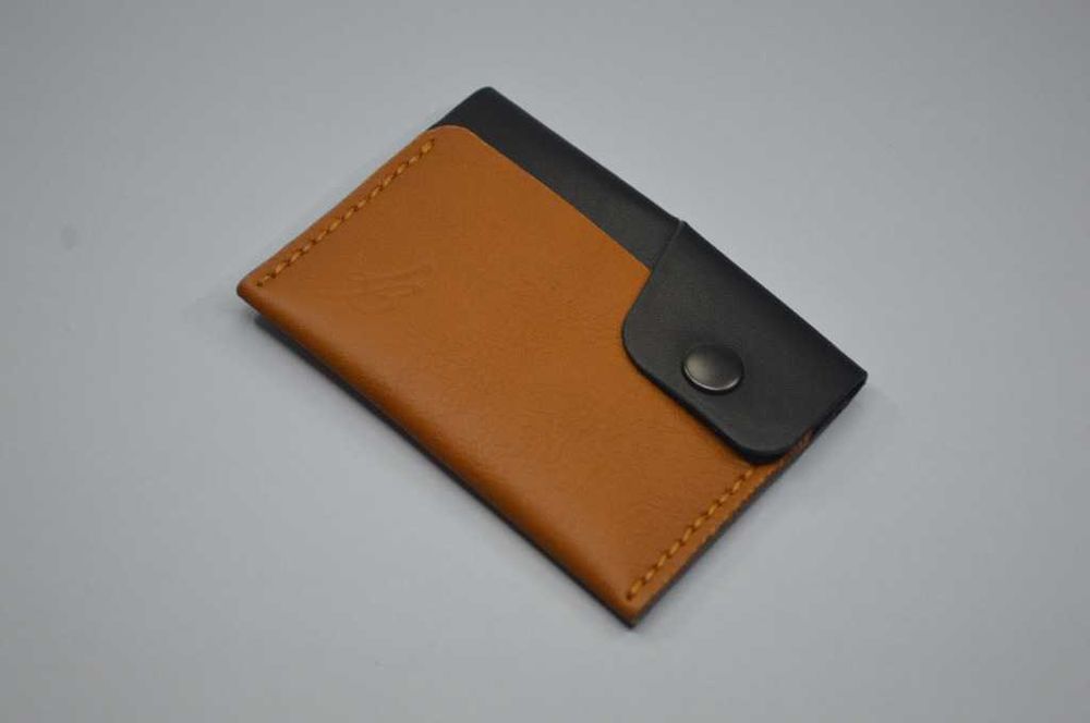 Portfel/Card Holder ze skóry naturalnej