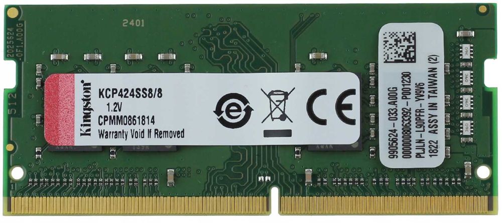 Pamięć RAM DDR4 Kingston 8GB KCP421SS8/8 PC4 1.2V