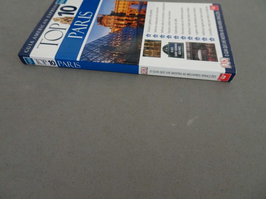 Livro Guia de viagem turístico American Express Top 10 - Paris