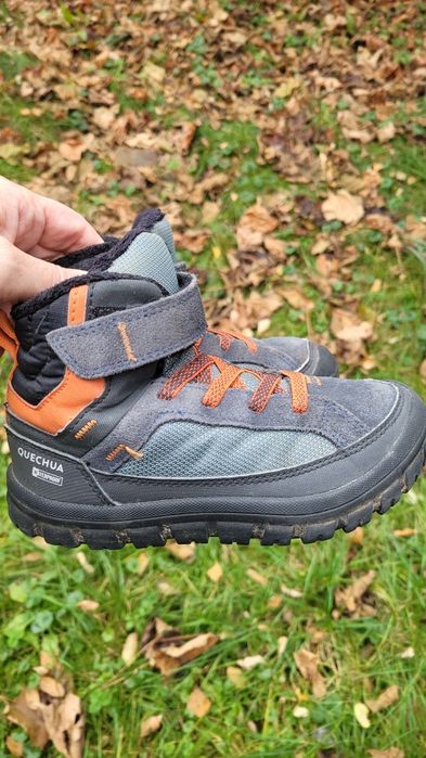 Buty na rzepy ocieplane waterproof Decathlon
