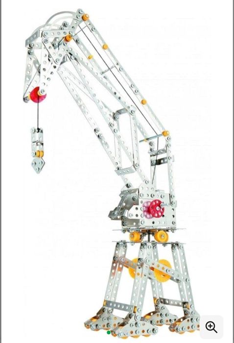 Набір іграшок, металевий конструктор, мішень, кран металевий