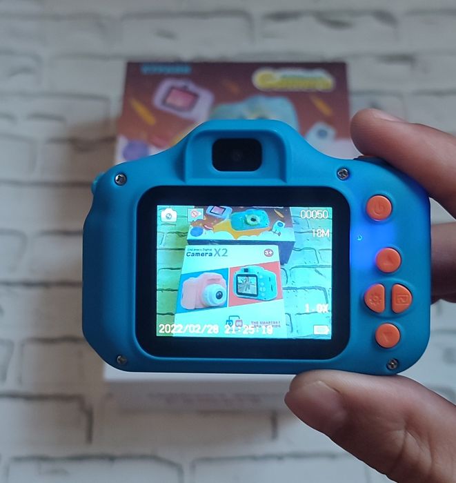 Дитяча фотокамера +селфі 2 види
