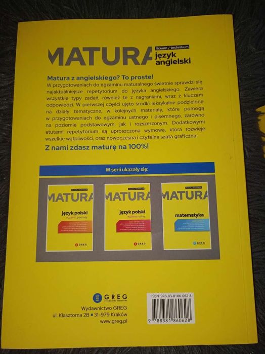 Matura język angielski wyd.greg