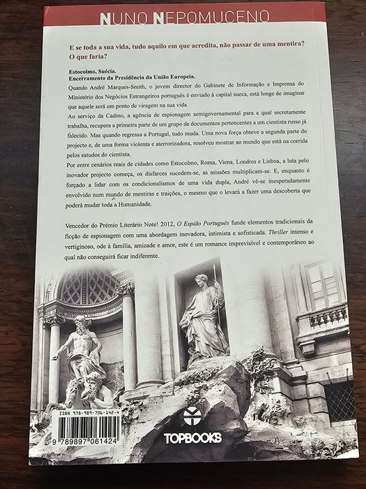 Livro O Espião Português- Nuno Nepomuceno