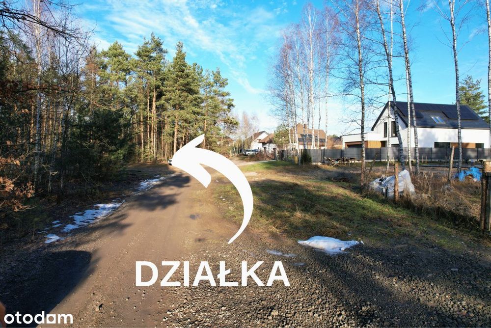 W nowej cenie - Piękna działka w otoczeniu lasu
