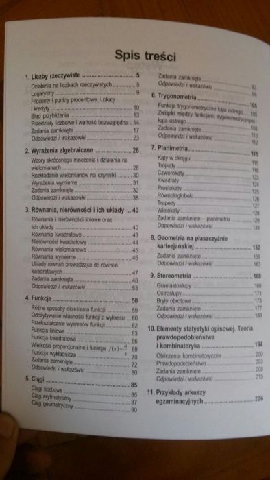 matura z matematyki zbiór zadań z odpowiedziami