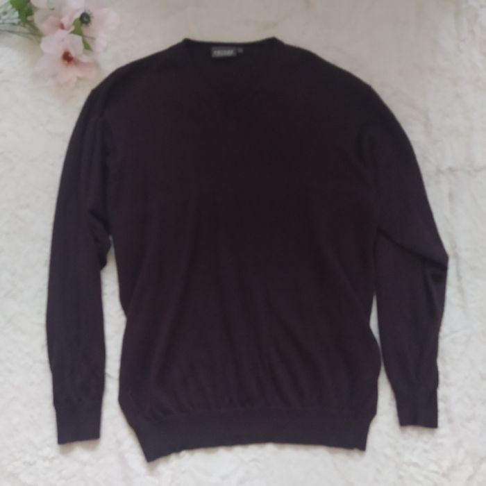 Wełna sweter męski XL Woolmarkt new pure wool lana tani vintage y2k y9