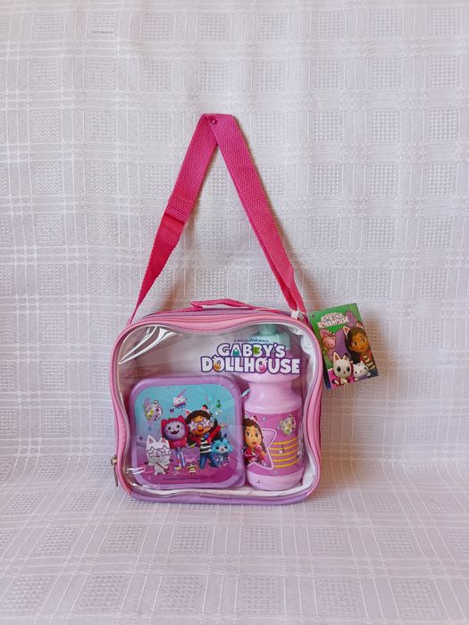 Zestaw śniadaniowy z torebką, nowy