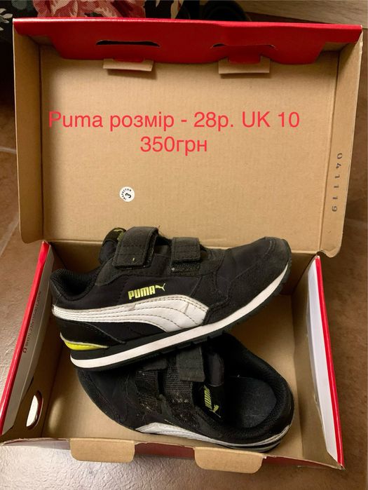 Продам кросівки Puma в хорошому стані р. 28