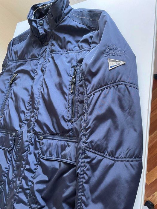 р. XXL 52 Black vinyl стильна куртка демісезонна водонепроникна