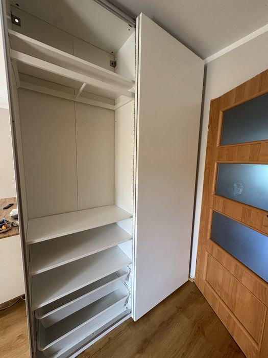 Szafa Ikea Pax Duza Przesuwne Drzwi Wysoka Waska