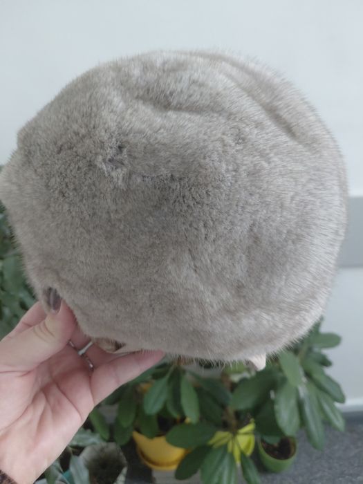 Стильная норковая шапка