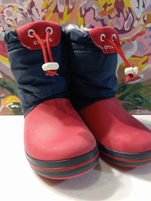 сапожки крокс комфортні тепли С12