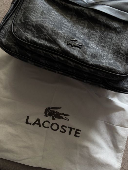 Plecak lacoste skórzany