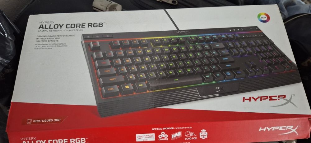 Teclado com fio - Hyperx Core Alloy RGB64738552264578121