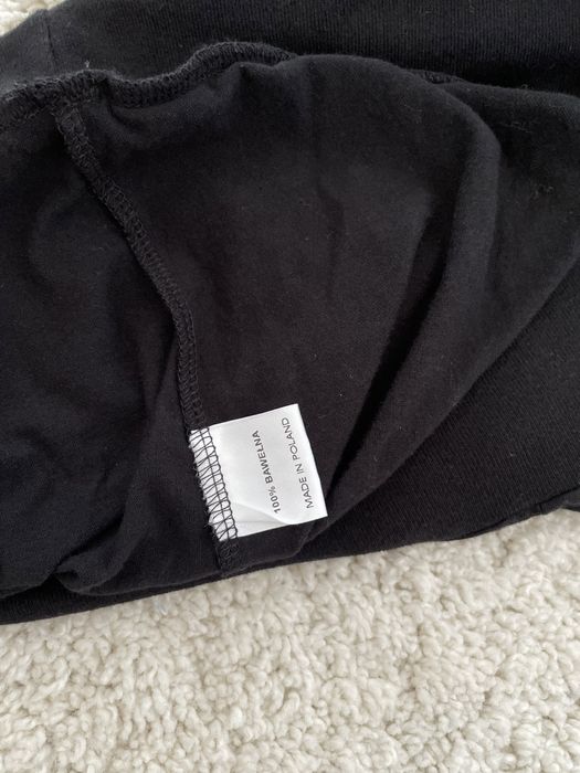 Bluzka top tunika Robert Kupisz czarna odkryte plecy wiazana