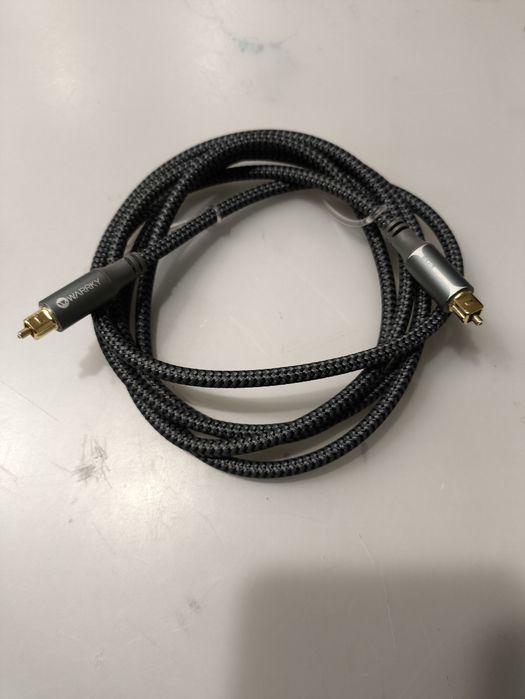 Cabo de áudio óptico digital toslink