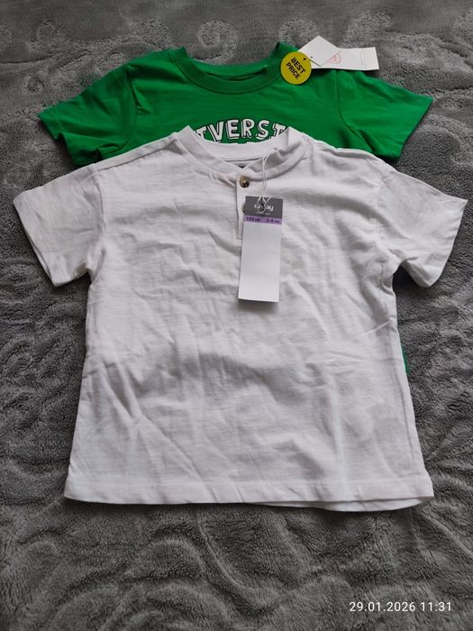 Bluzki chłopięce rozmiar 104