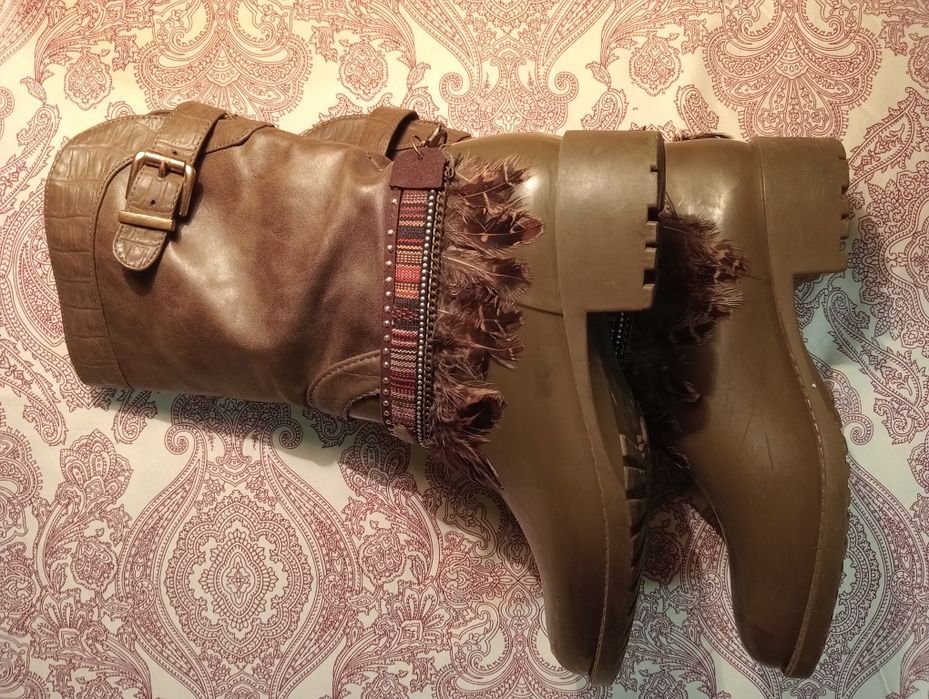 Botas para chuva/cowboy