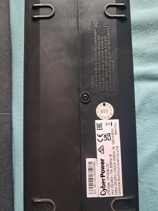 Zasilacz UPS CyberPower VP1000EILCD 1000VA 550W