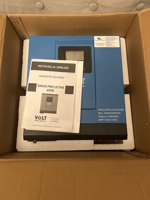 Inwerter solarny off grid volt sinus pro 6000W 24v